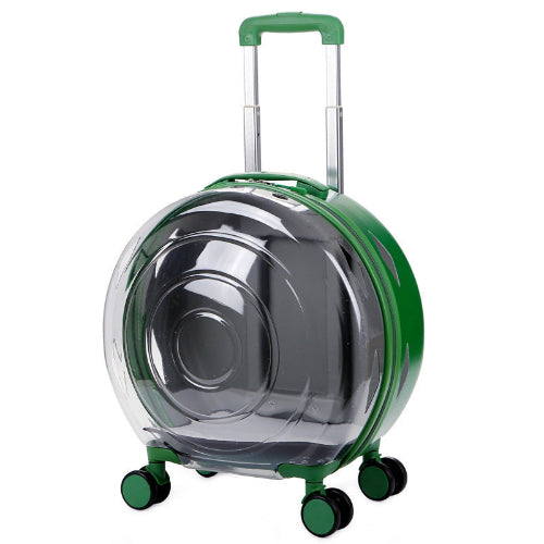 Valise transparente animaux