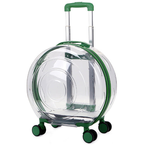 Valise transparente animaux