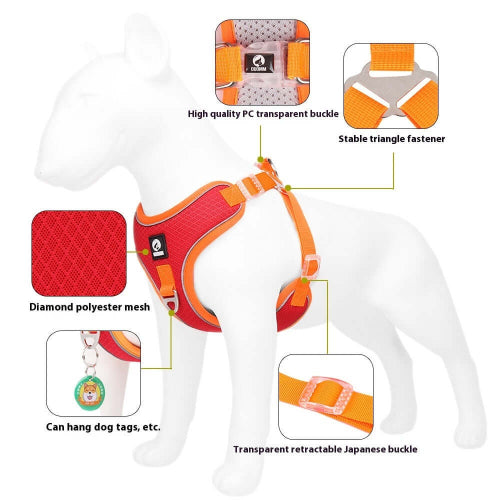Harnais de sécurité pour chien confortable Harnais SafeWalk